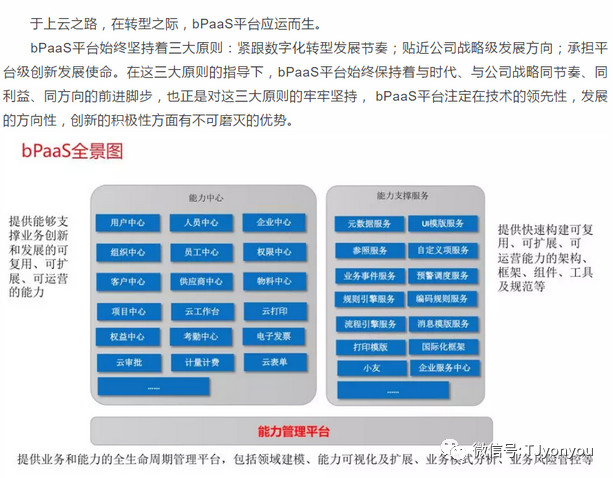 bPaaS平台介绍——助力企业上云，我们是搭梯者